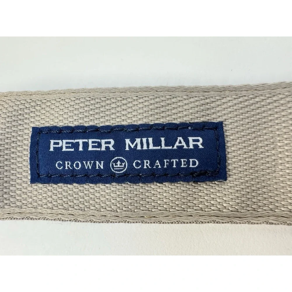 NWT PETER MILLAR‎ CROWN CRAFTED PERFORMANCE O-RING BELT SIZE XXL 2XL KHAKI $90